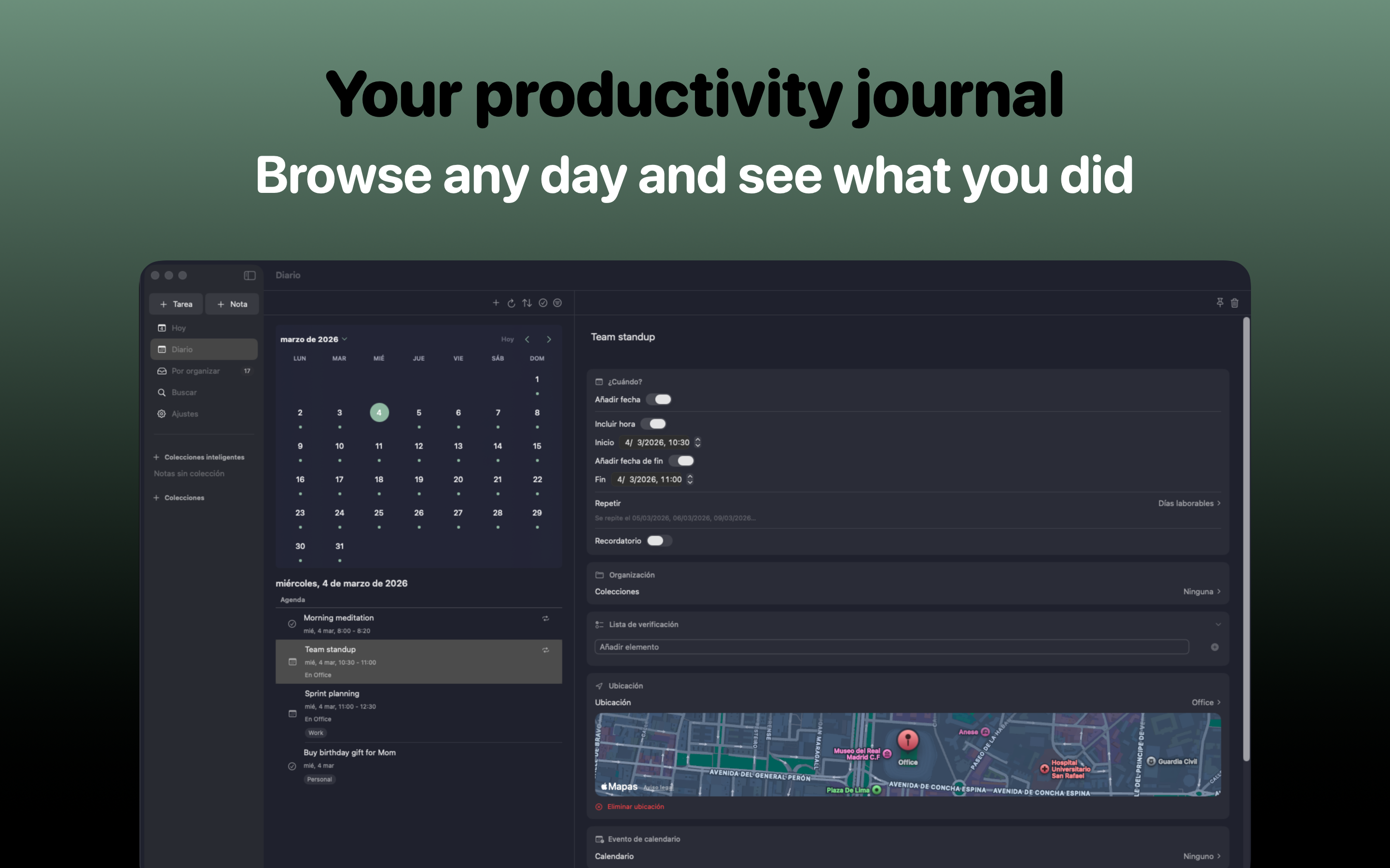 essentia - Personal Planner
