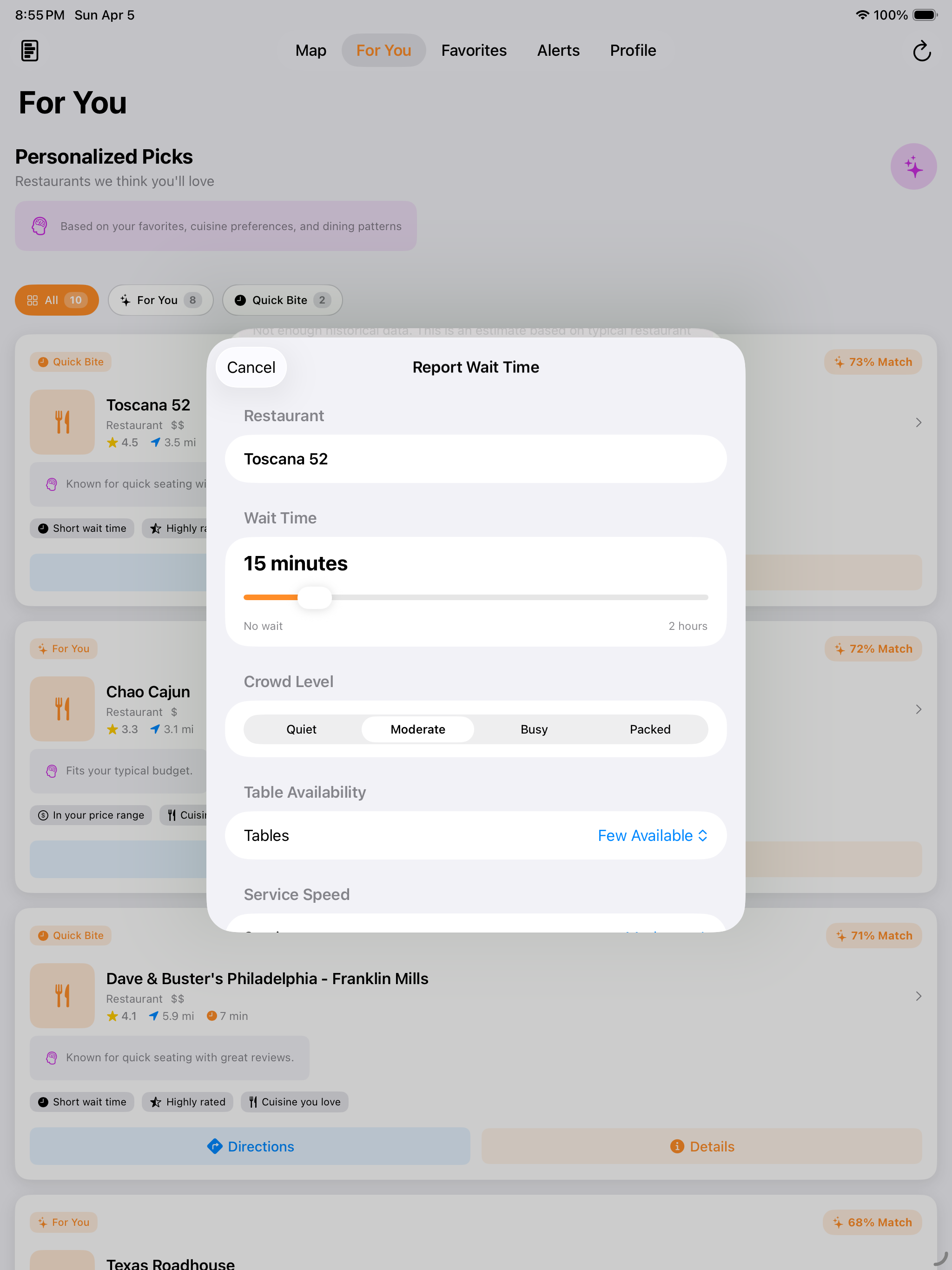 WazeRestaurants