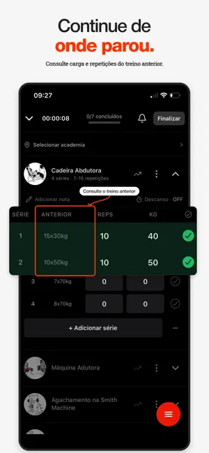 MeuTreinador: Ficha de Treino screenshot 1