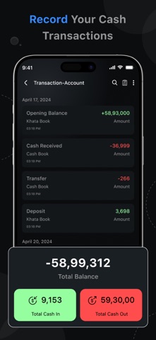 CashBook : Credit Account Book screenshot