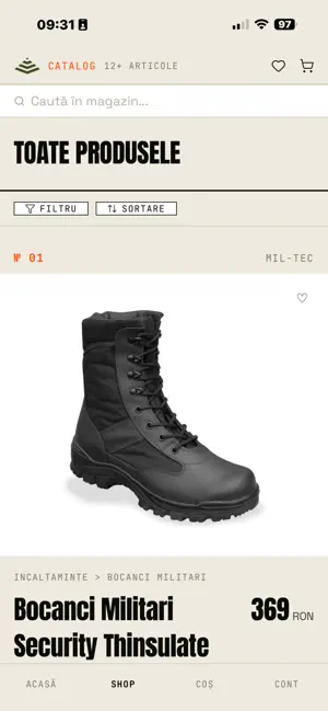 Military Shop screenshot 2
