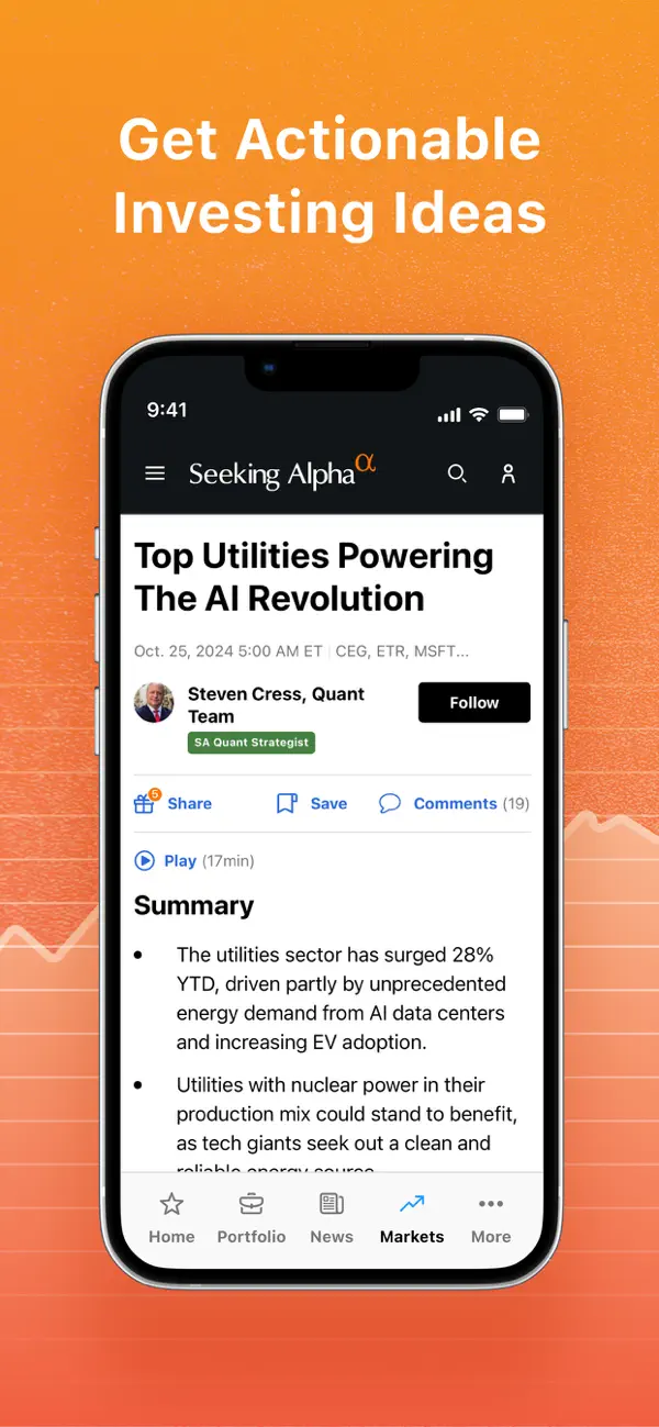 Screenshot #2 pour Seeking Alpha: News & Analysis