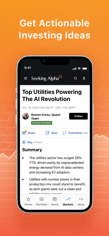 Seeking Alpha: News & Analysis screenshot 2 of 9
