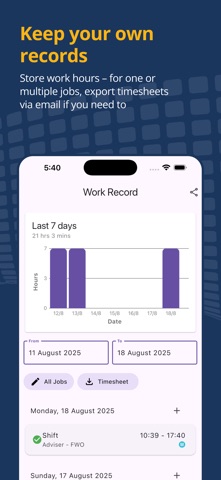Record My Hours Screenshot 2 of 7