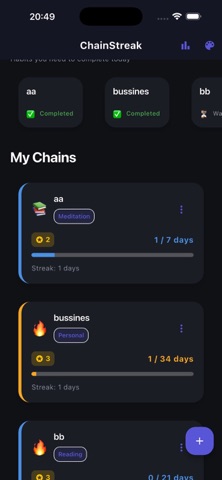 Dont Break the Chain Screenshot 1 of 7