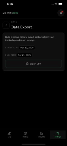 MigraineZero: Headache Tracker Screenshot 6 of 8