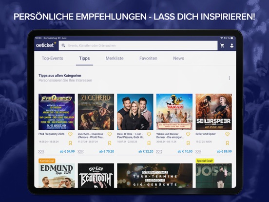 Screenshot #5 pour oeticket.com