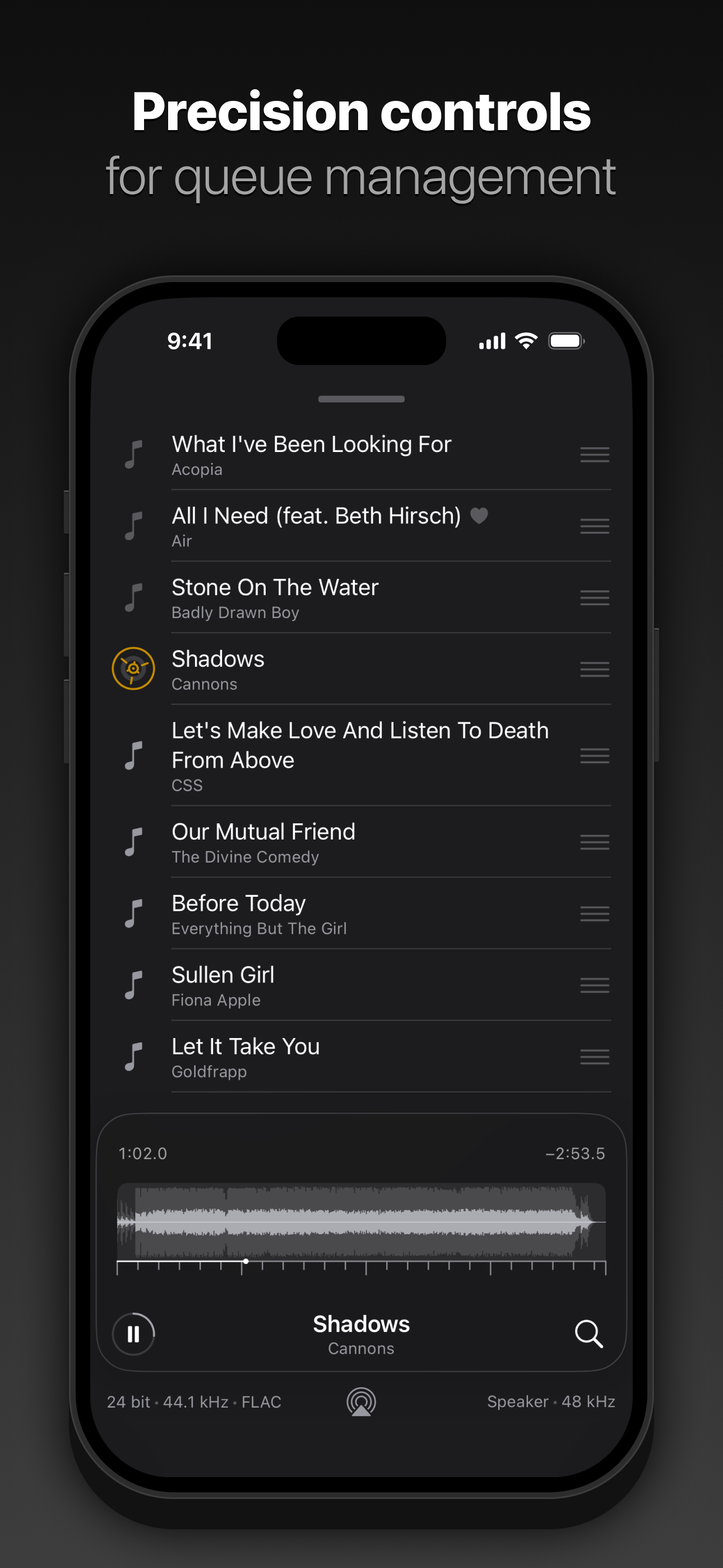 Pentaton: HiFi Audio Player screenshot 5