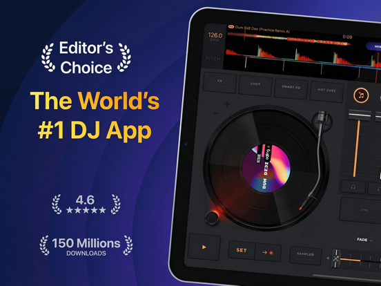 DJ Mixer - edjing Mix iPad app afbeelding 1