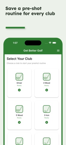 Get Better Golf iPhone screenshot