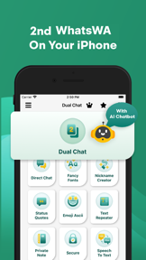 Dual Web Chat for WhatsWA screenshot