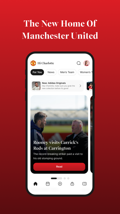 Screenshot #1 pour Manchester United Official App