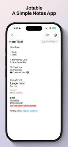 Jotable - Simple Notes screenshot