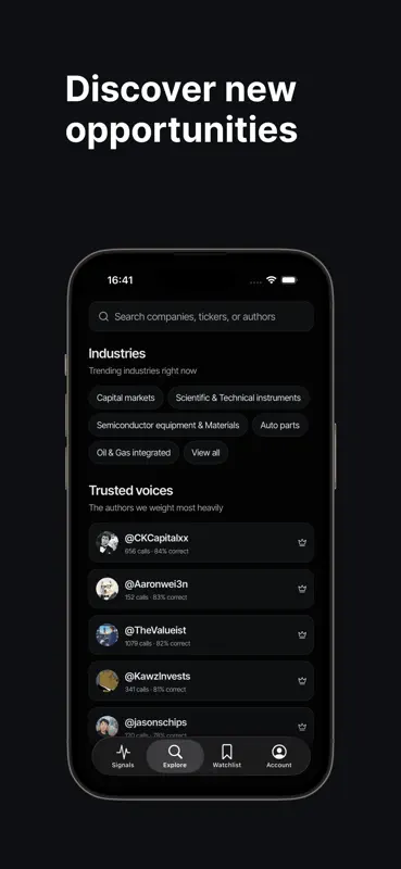 Quantral: Stock Signals screenshot 9 of 10