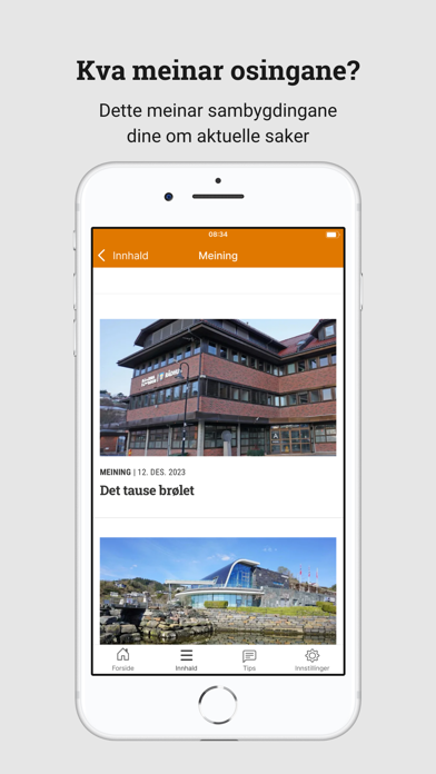 Midtsiden iPhone screenshot 3 - News app