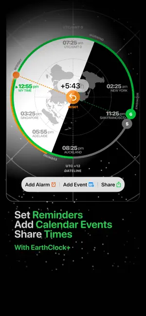 EarthClock Time Zone Converter screenshot 4