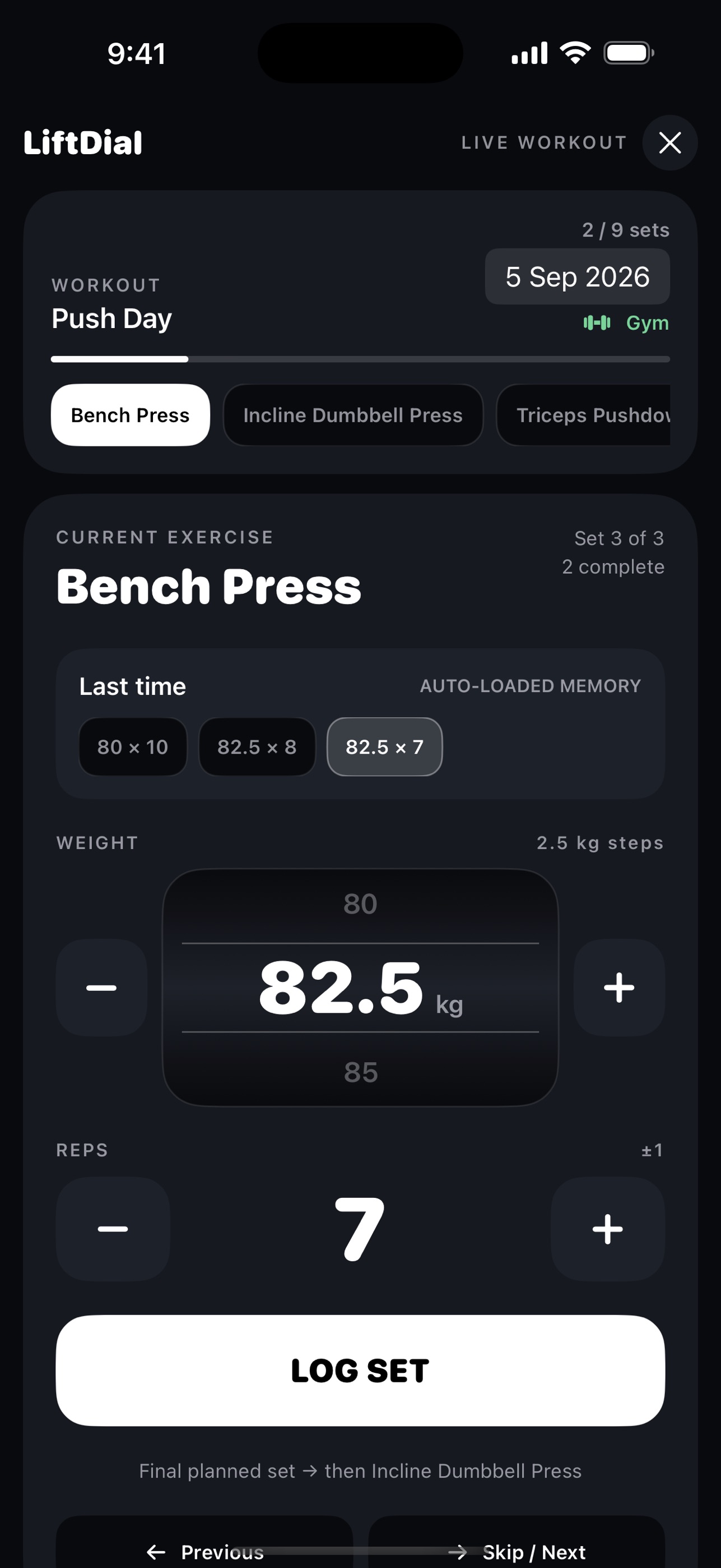 Screenshot 1 of LiftDial
