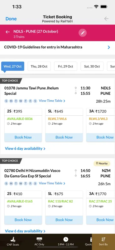 Indian Train Status - minits screenshot 2 of 9