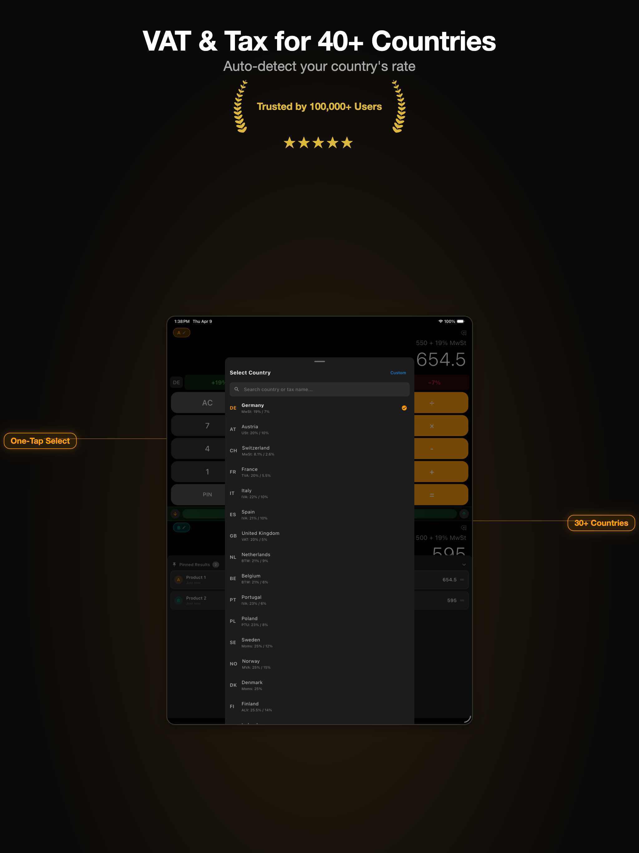 Double Calculator - Tax & VAT screenshot 7
