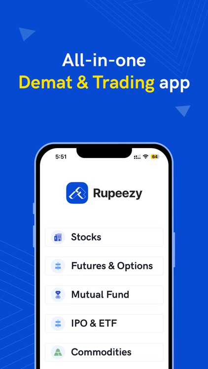 Rupeezy Stocks, Options, ETF