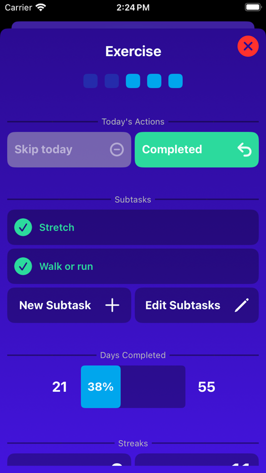 #6. Todo Today - Habit Tracker (iOS) 由: Daniel Glynn
