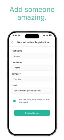 Eventee Check-in screenshot