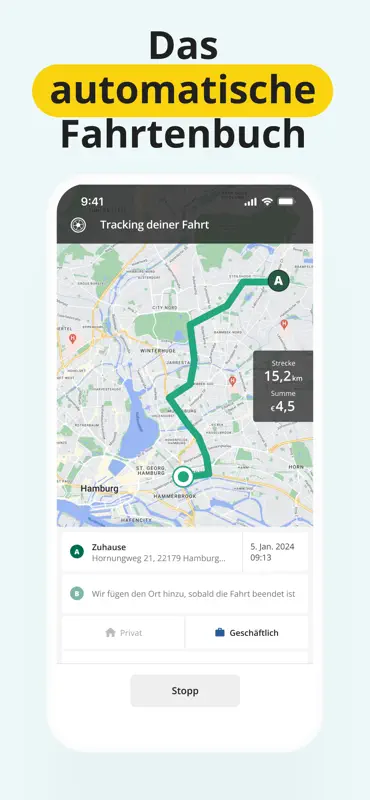 Mileage Tracker by Driversnote screenshot 1 of 6