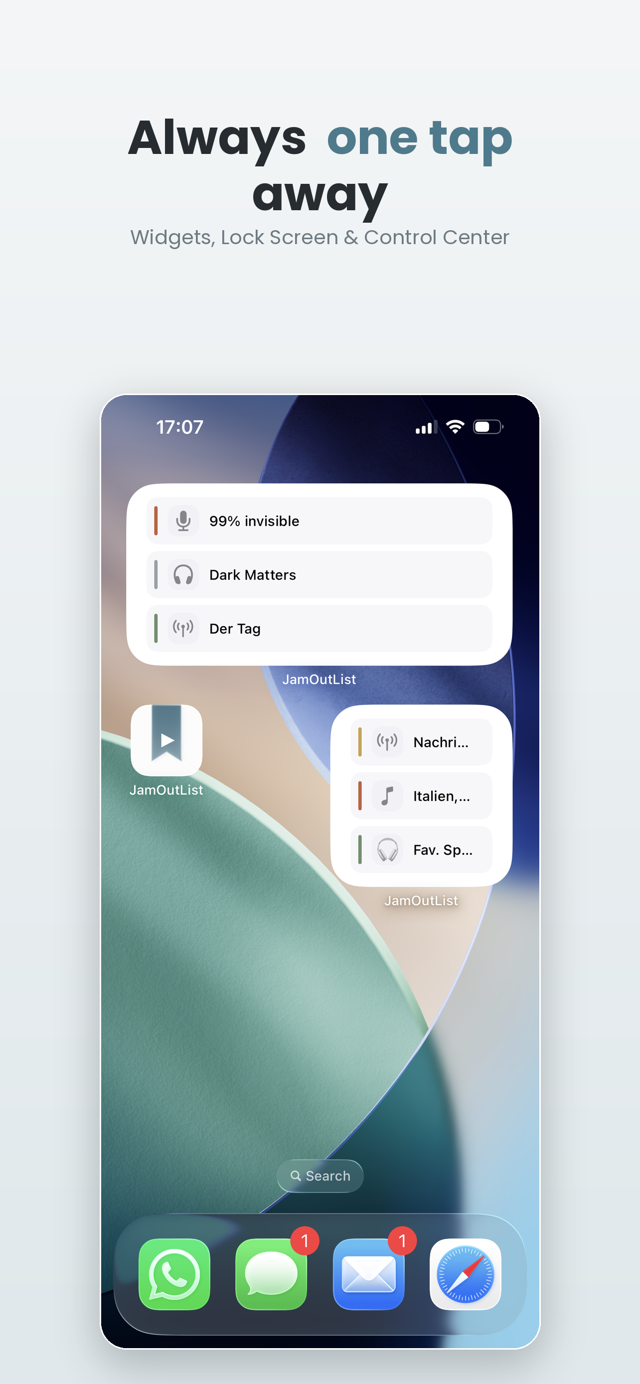 JamOutList screenshot 4