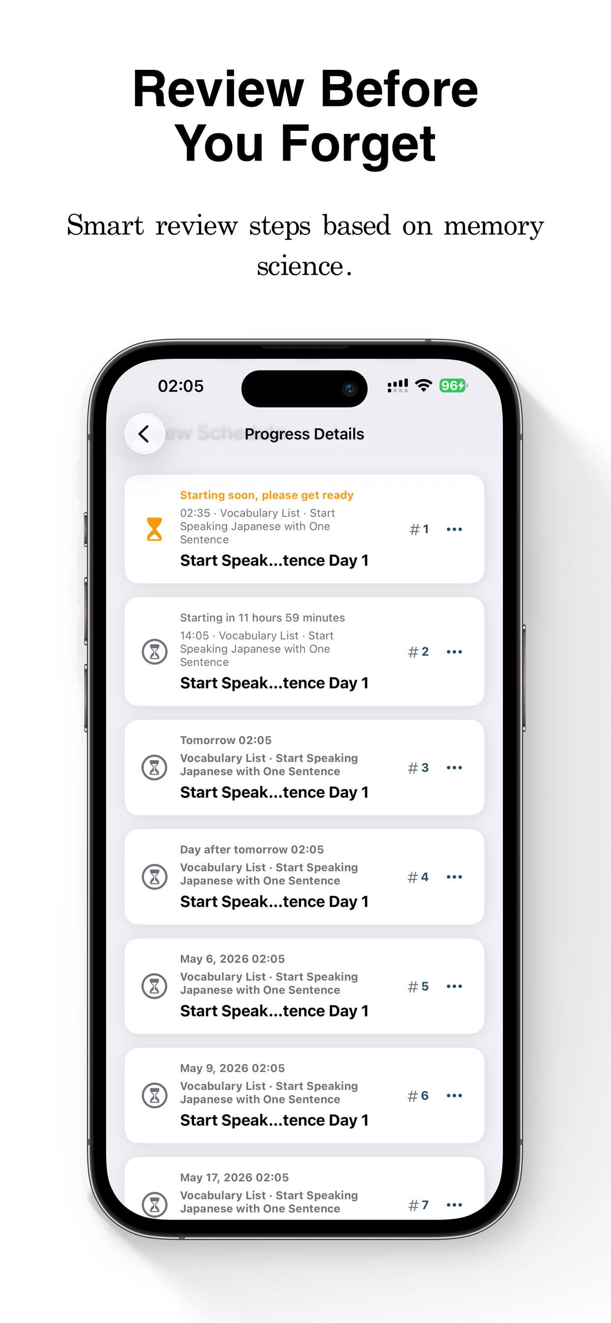 FreeLingo Language Flashcards screenshot 5