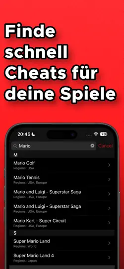 Screenshot von Cheat Boy: Cheats Für Spiele auf dem iPhone 3