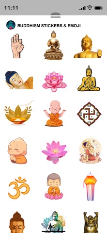 Buddhism Stickers & Emoji iPhone screenshot