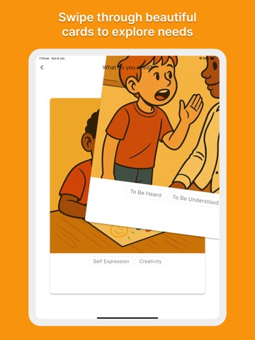 Feelings & Needs: Kids Edition iPad screenshot
