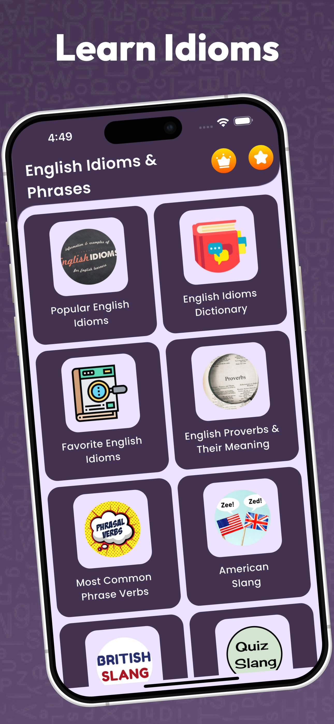 Idioms and Phrases - English