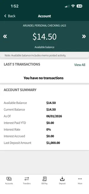 Arundel Bank Mobile Banking screenshot 2