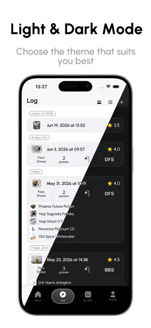 DailyEdge – Wet Shaving Log screenshot 2
