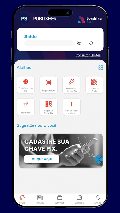 Londrina Bank Screenshot