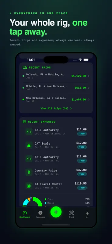 RIGLOG: Trucking Expense Log screenshot 8 of 10