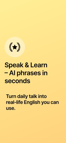 WhatDidISay: Speak Translator iPhone screenshot