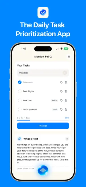 What's Next - Plan Today screenshot 1