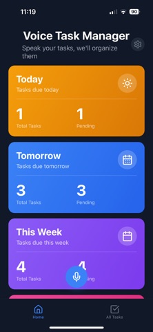 Voice Task Manager Screenshot 1 of 10