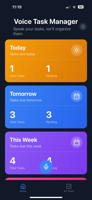 Voice Task Manager Screenshot 1 of 10