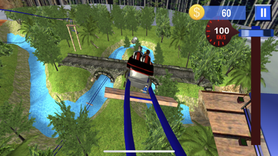 Screenshot #3 pour Roller Coaster Fun In Winter