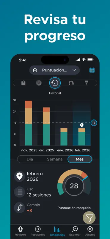SnoreLab : Graba tus ronquidos screenshot 8 of 10