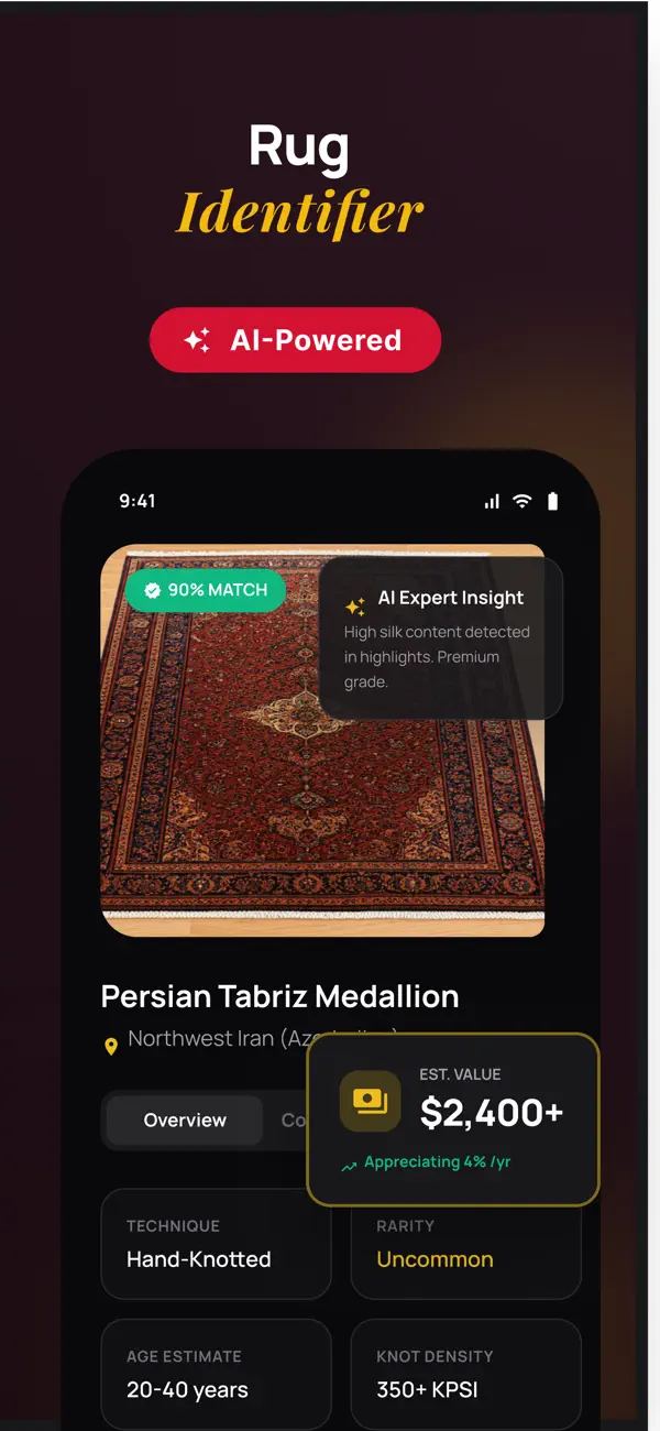 #1. Rug Identifier (iOS) Ved: BOHEM Bilisim LTD