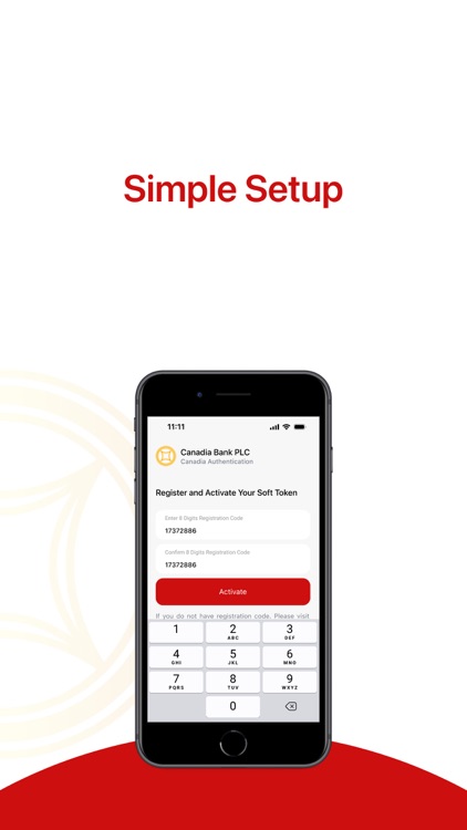 Canadia Authentication App