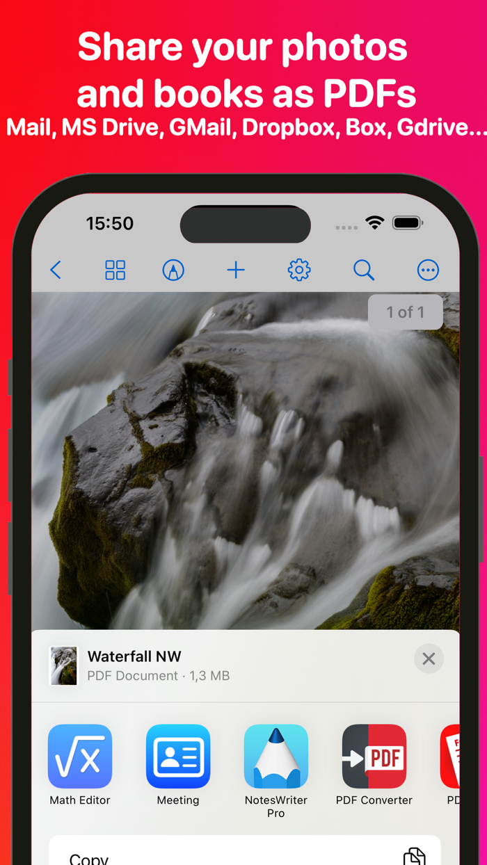PDF Photos - スキャン、PDF 変換