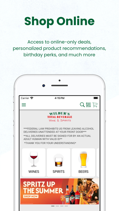 Screenshot #1 pour Wilbur's Total Beverage