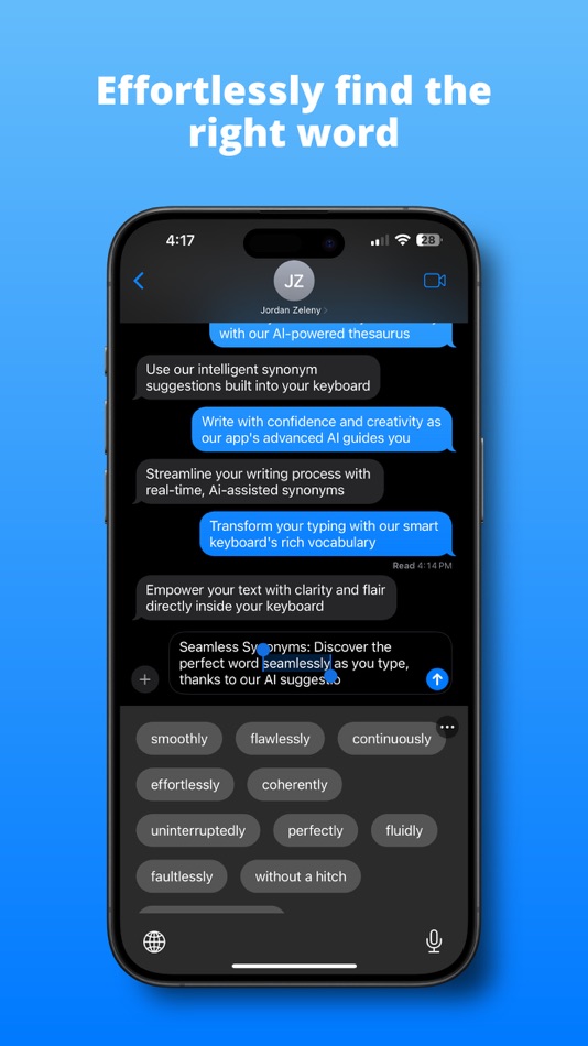 #5. Thesaurus Keyboard - Synonyms (macOS) By: Jordan Zeleny