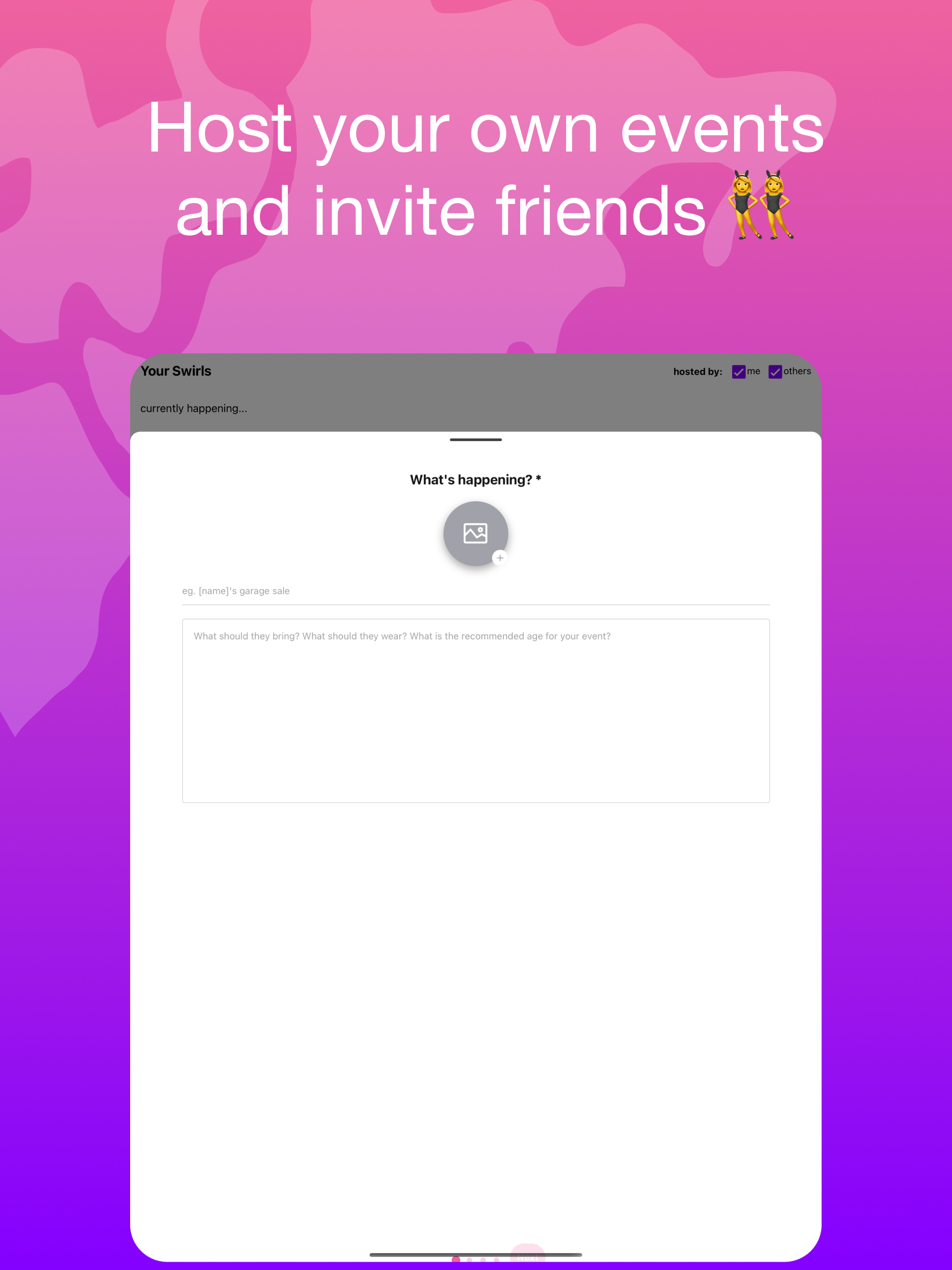 SWIRL - Share, Chat, & Engage
