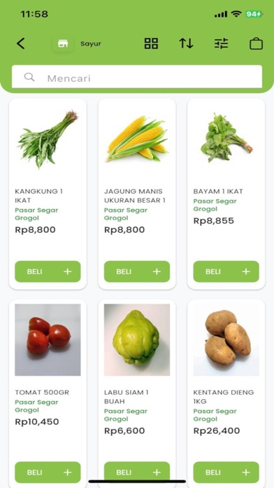 Screenshot #3 pour Pasar Segar Online